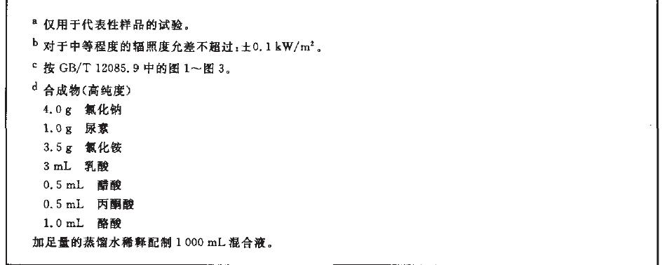 太阳辐射综合试验按表L